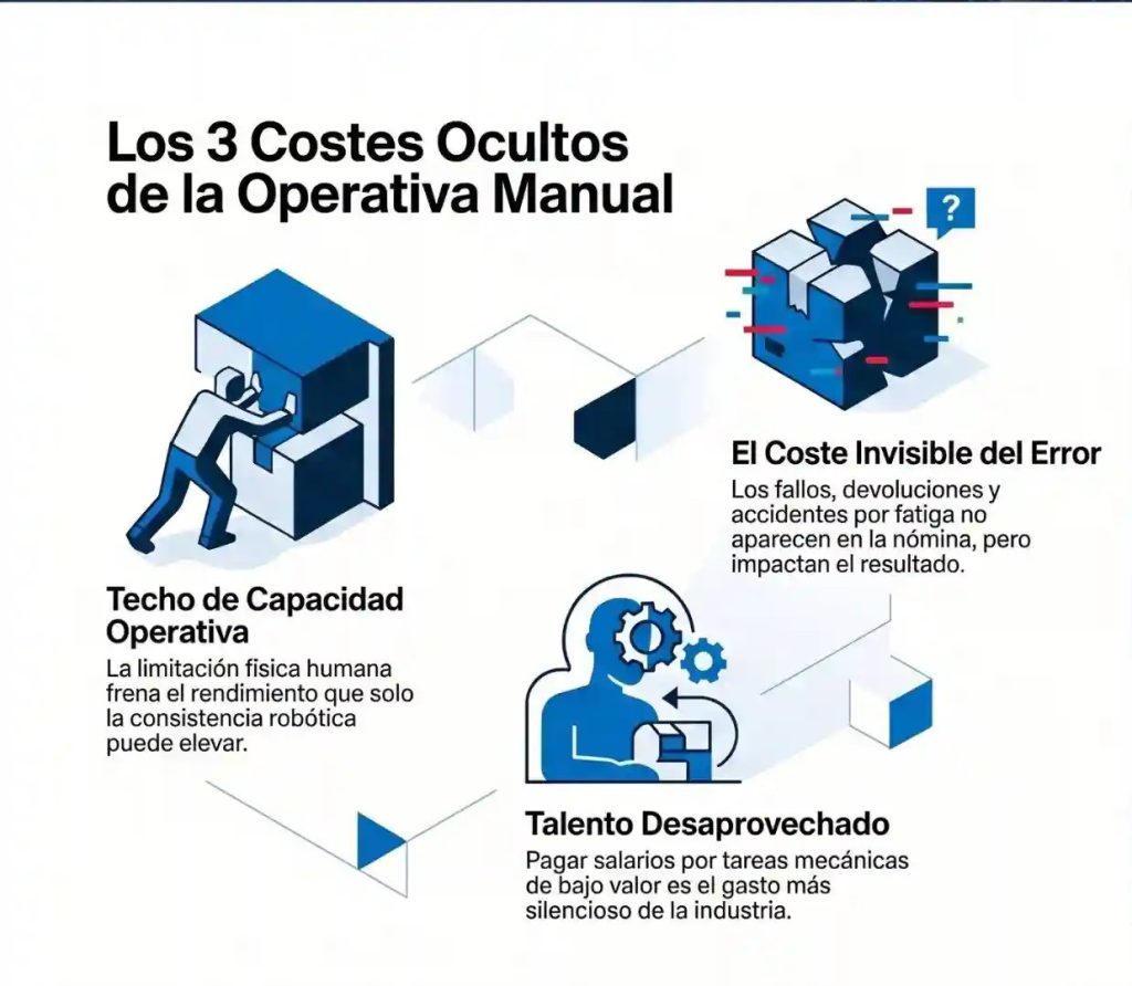 Los costes ocultos de no automatizar en intralogística